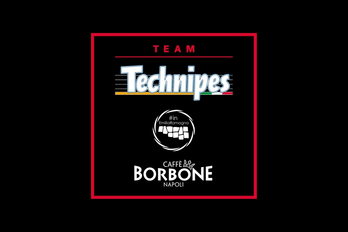 Logo Team Technipes #inEmiliaRomagna Caffè Borbone